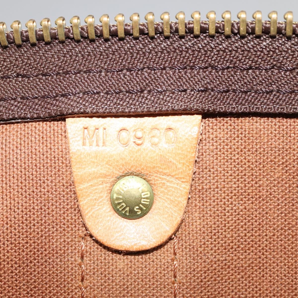 Louis Vuitton Keepall Bag Monogram Canvas Brown Canvas Travel Bag