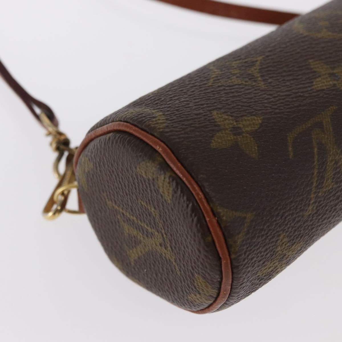 Louis Vuitton Papillon Pochette Monogram Canvas Brown Canvas Clutche & Pouche Bag
