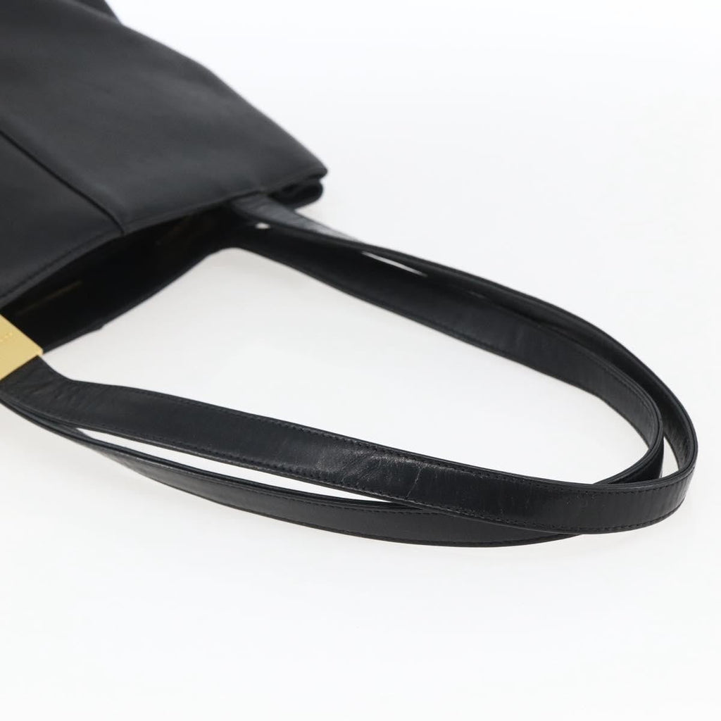 Burberry Vintage Tote Bag Leather Black Leather Tote Bag