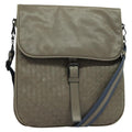 Bottega Veneta Vintage Flap Shoulder Bag Intrecciato Leather Gray Leather Shoulder Bag Bag