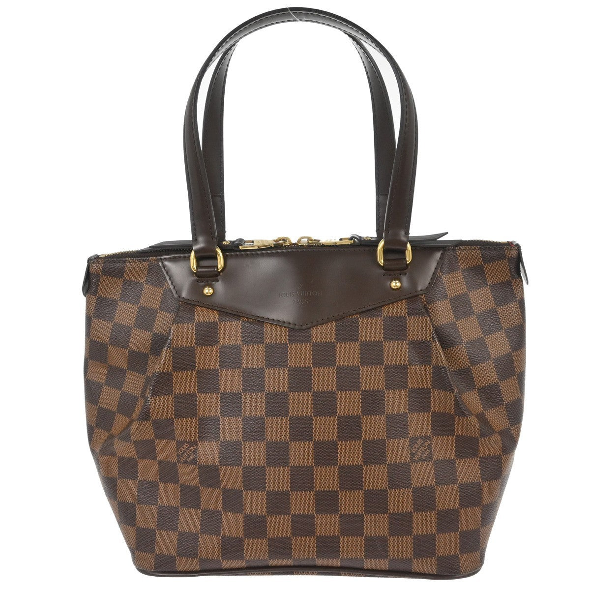 Louis Vuitton Westminster Handbag Damier Brown Canvas Tote Bag