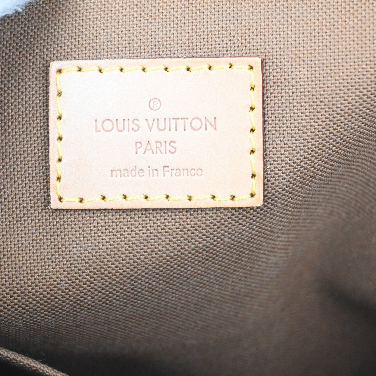 Louis Vuitton Tivoli Handbag Monogram Canvas Brown Canvas Shoulder Bag