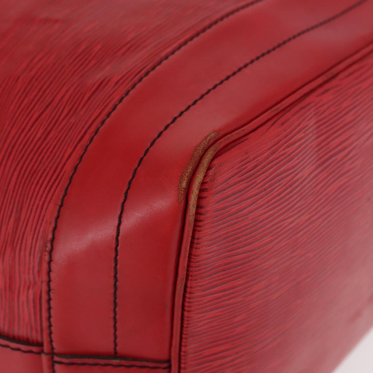 Louis Vuitton Noe Handbag Epi Leather Red Leather Shoulder Bag
