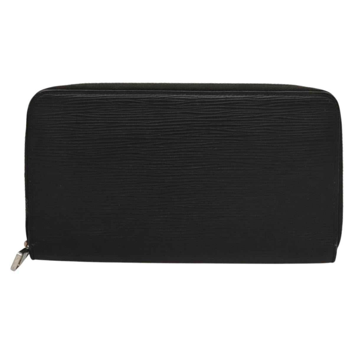 Louis Vuitton Zippy Organizer Epi Leather Black Leather Wallets Accessory