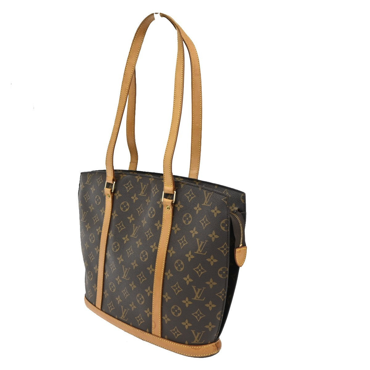 Louis Vuitton Babylone Handbag Monogram Canvas Brown Canvas Shoulder Bag