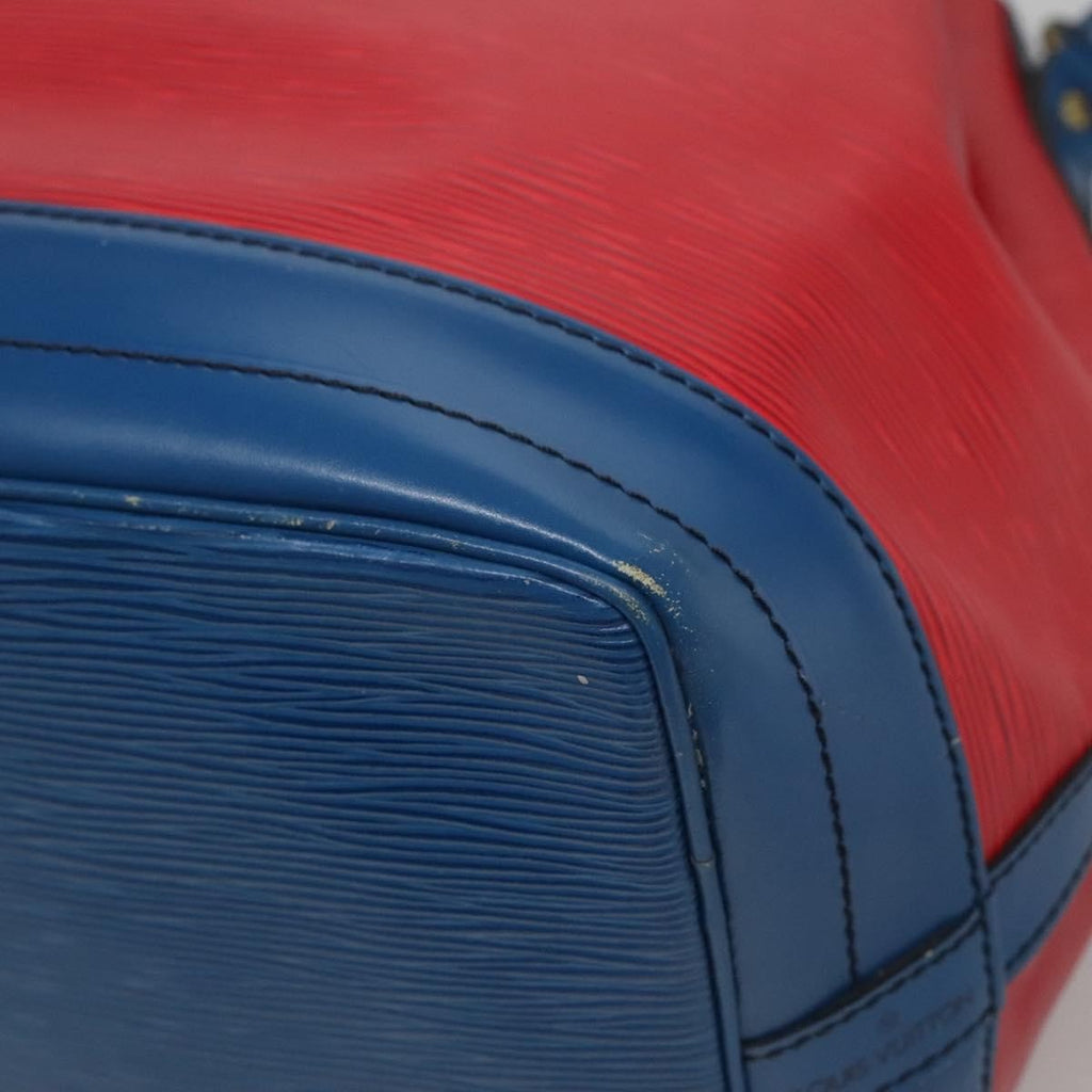 Louis Vuitton Bicolor Noe Handbag Epi Leather Red Leather Bag