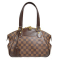 Louis Vuitton Verona Handbag Damier Brown Canvas Shoulder Bag