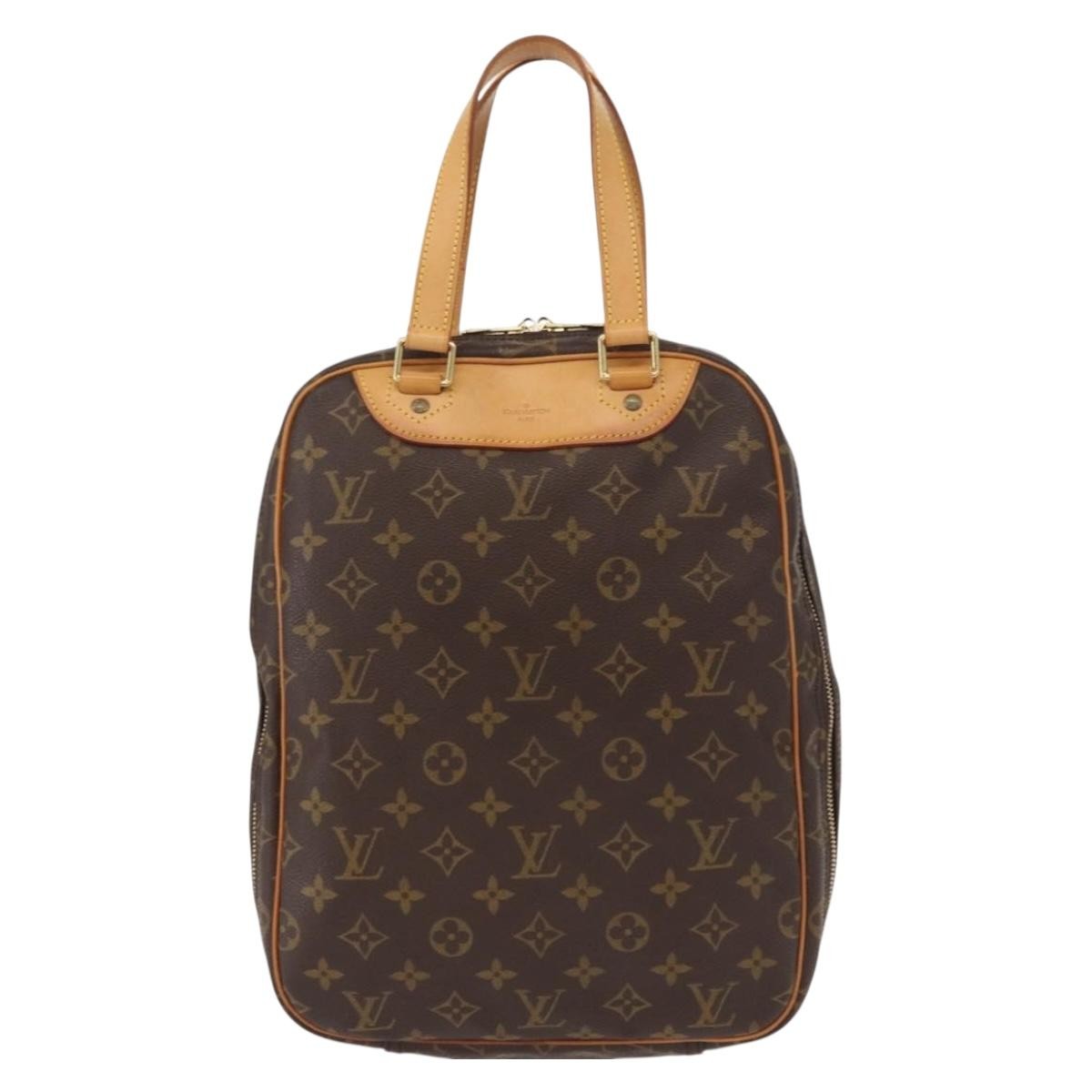 Louis Vuitton Excursion Handbag Monogram Canvas Brown Canvas Handbag
