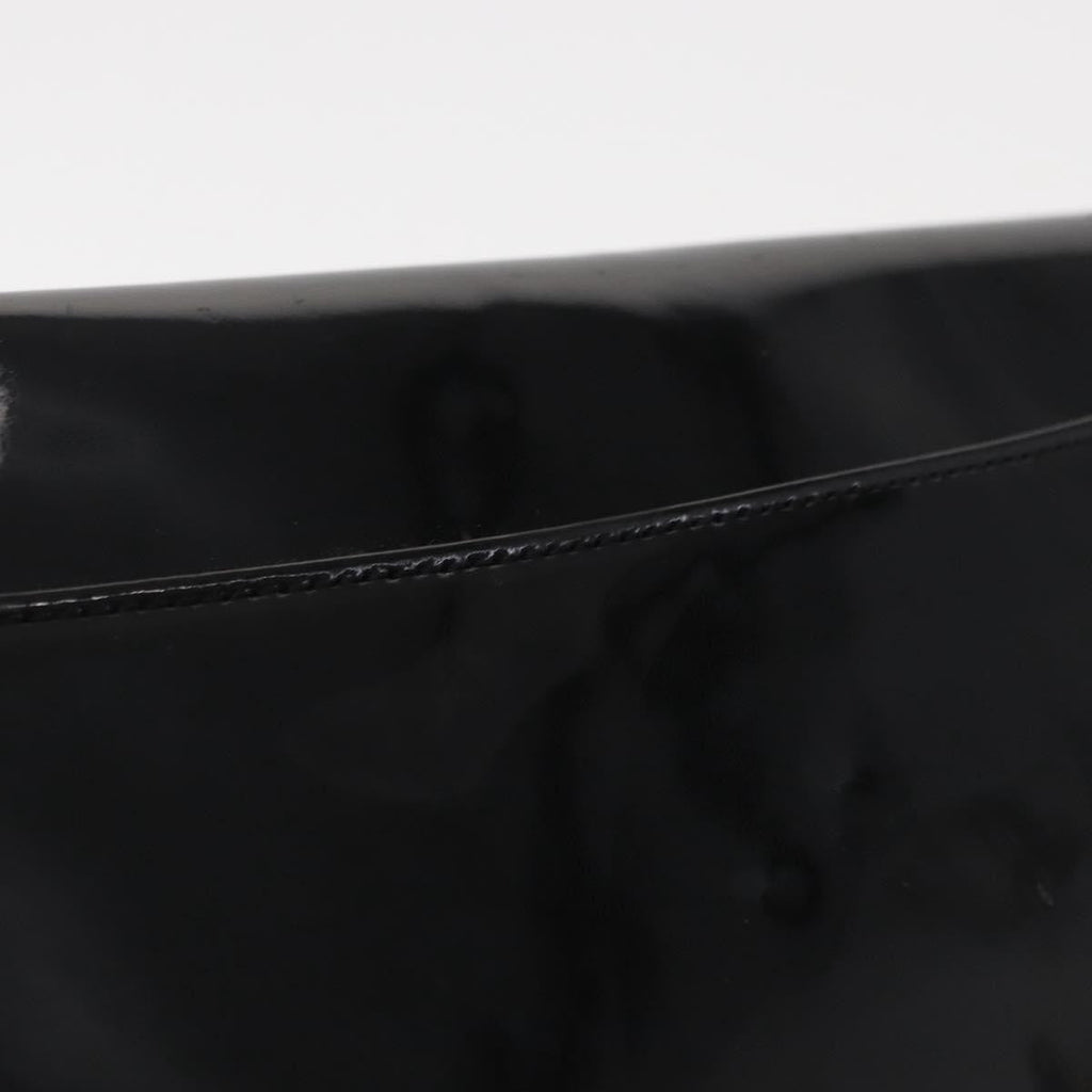 Celine Clutch Bag Enamel Black Patent_Leather Clutche & Pouche Bag