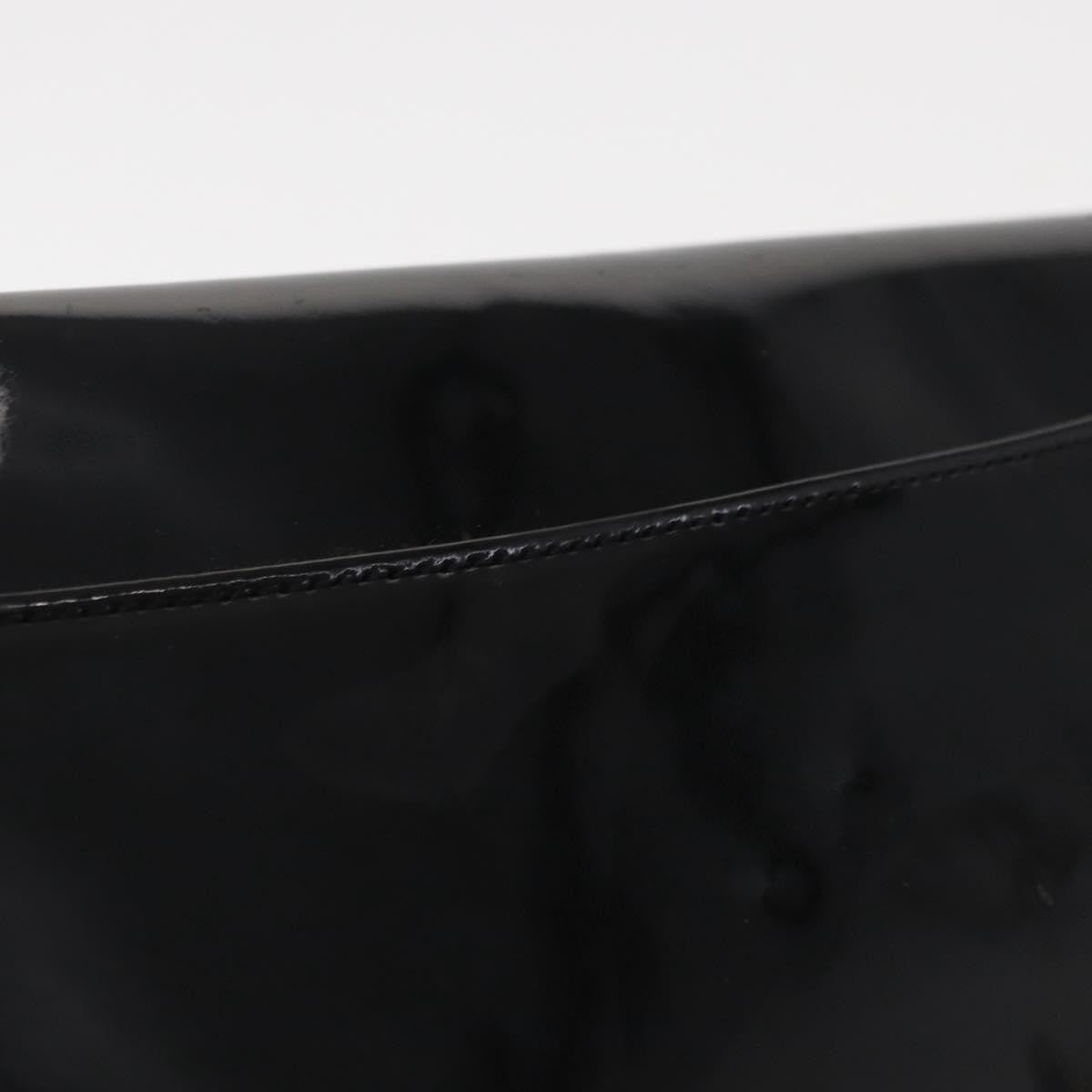 Celine Clutch Bag Enamel Black Patent_Leather Clutche & Pouche Bag