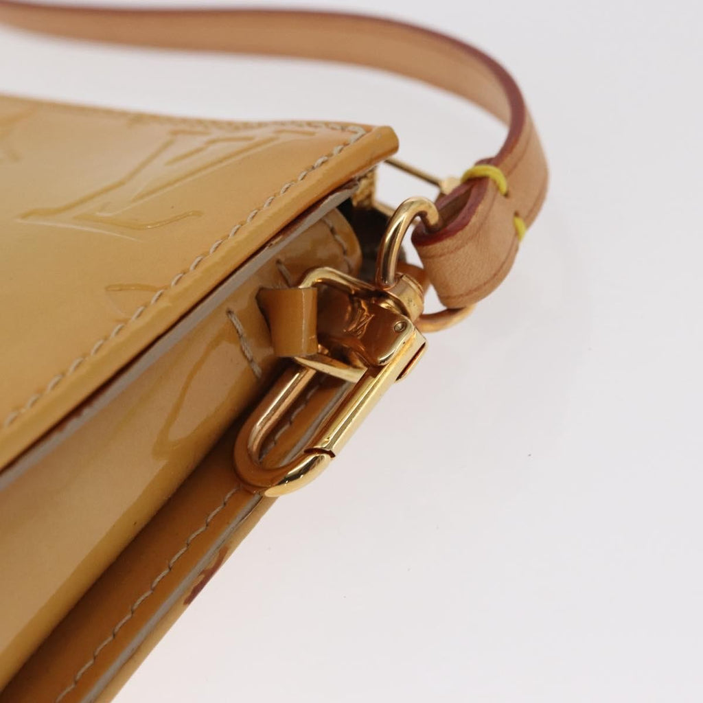 Louis Vuitton Lexington Pochette Patent Leather Beige Patent_Leather Clutche & Pouche Bag