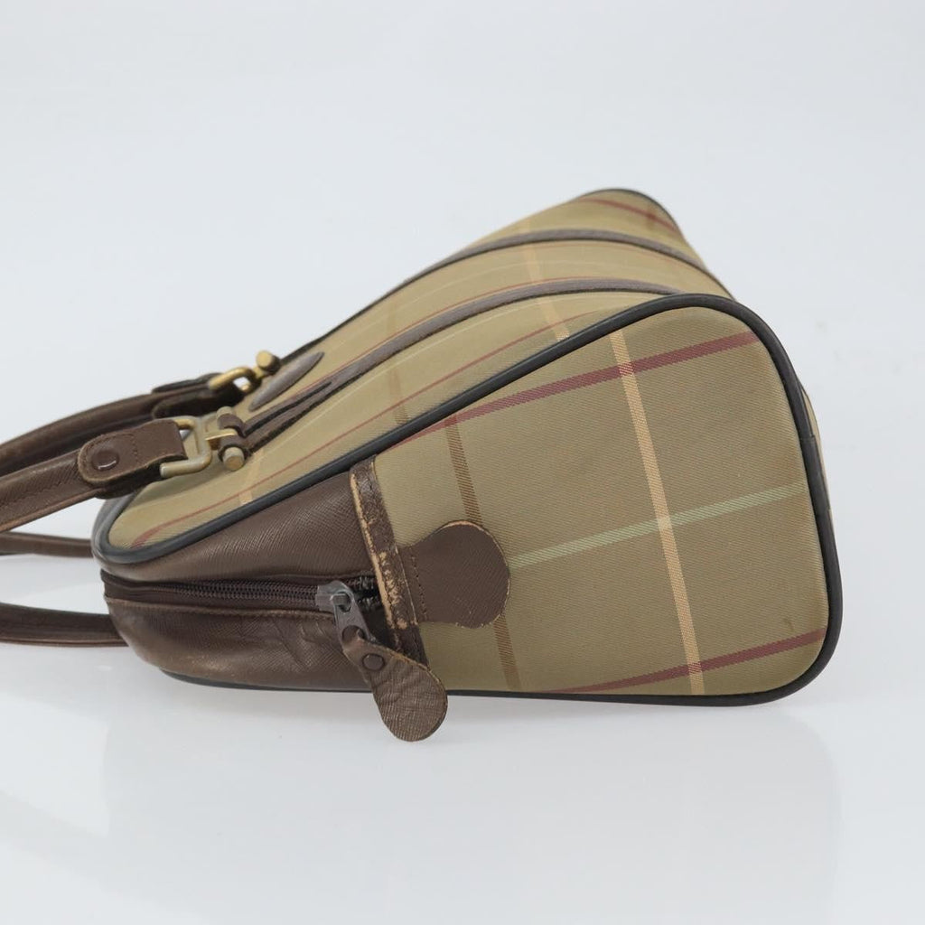 Burberry Nova Handbag Canvas Beige Canvas Handbag
