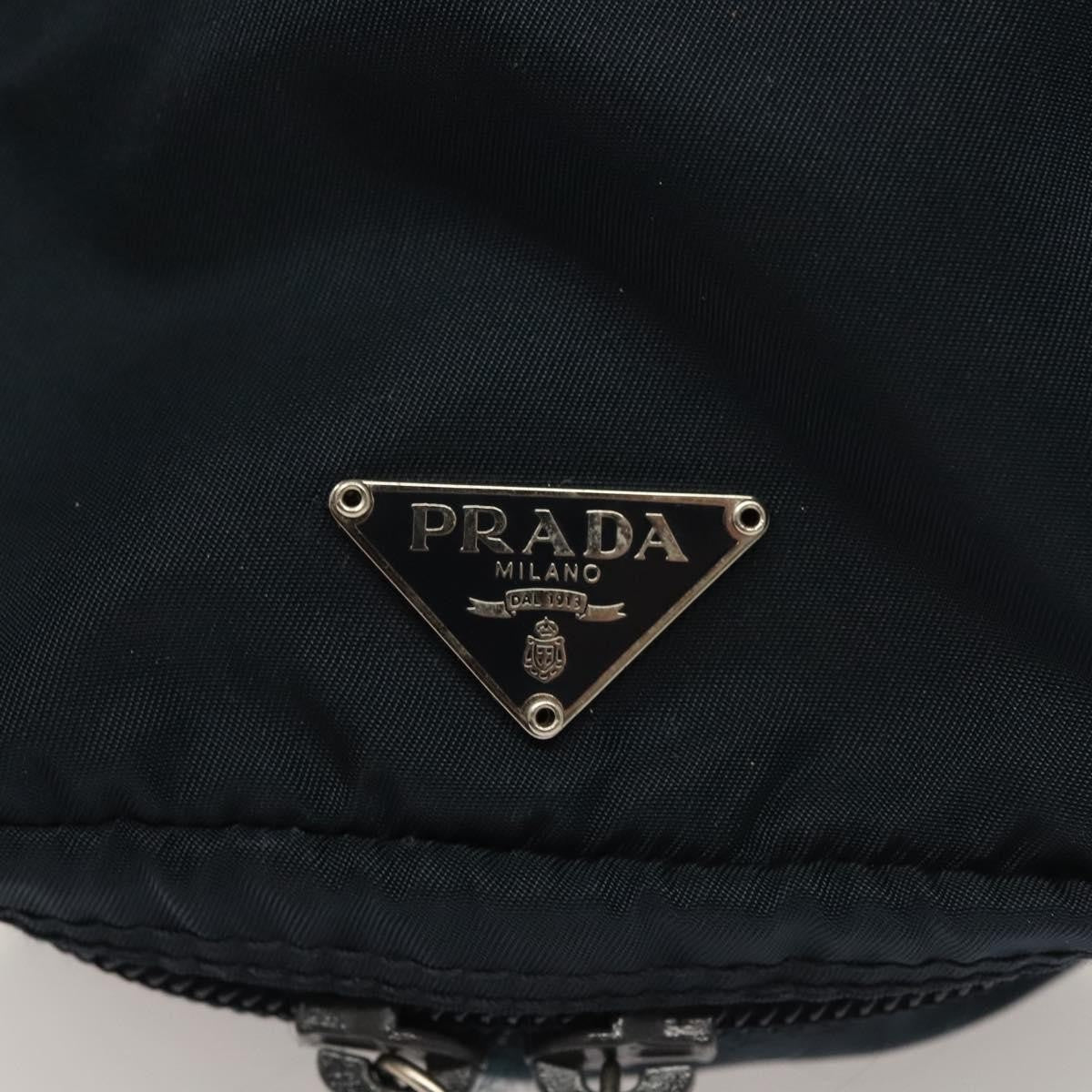 Prada Zip Around Toiletry Bag Tessuto Navy Nylon Clutche & Pouche Bag