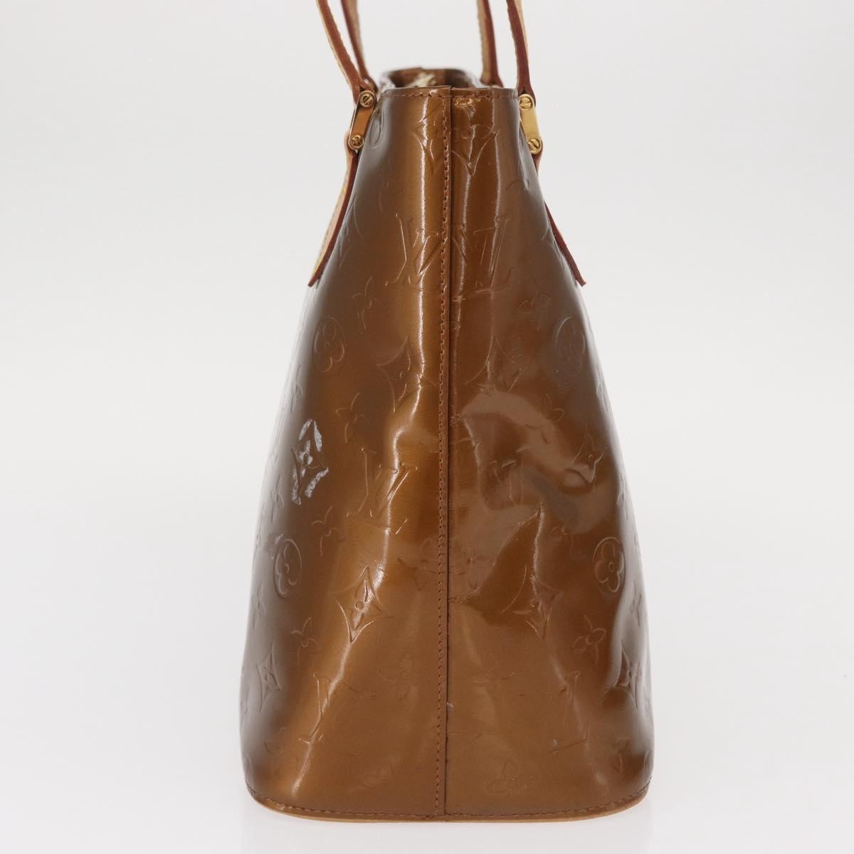 Louis Vuitton Houston Handbag Monogram Vernis Brown Patent_Leather Handbag