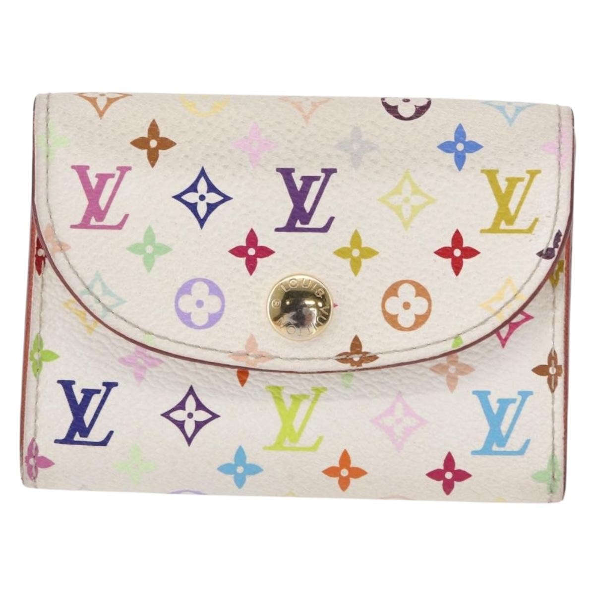 Louis Vuitton Rosalie Flap Coin Purse Limited Edition Vivienne Damier Multicolour Canvas Card Holders Accessory