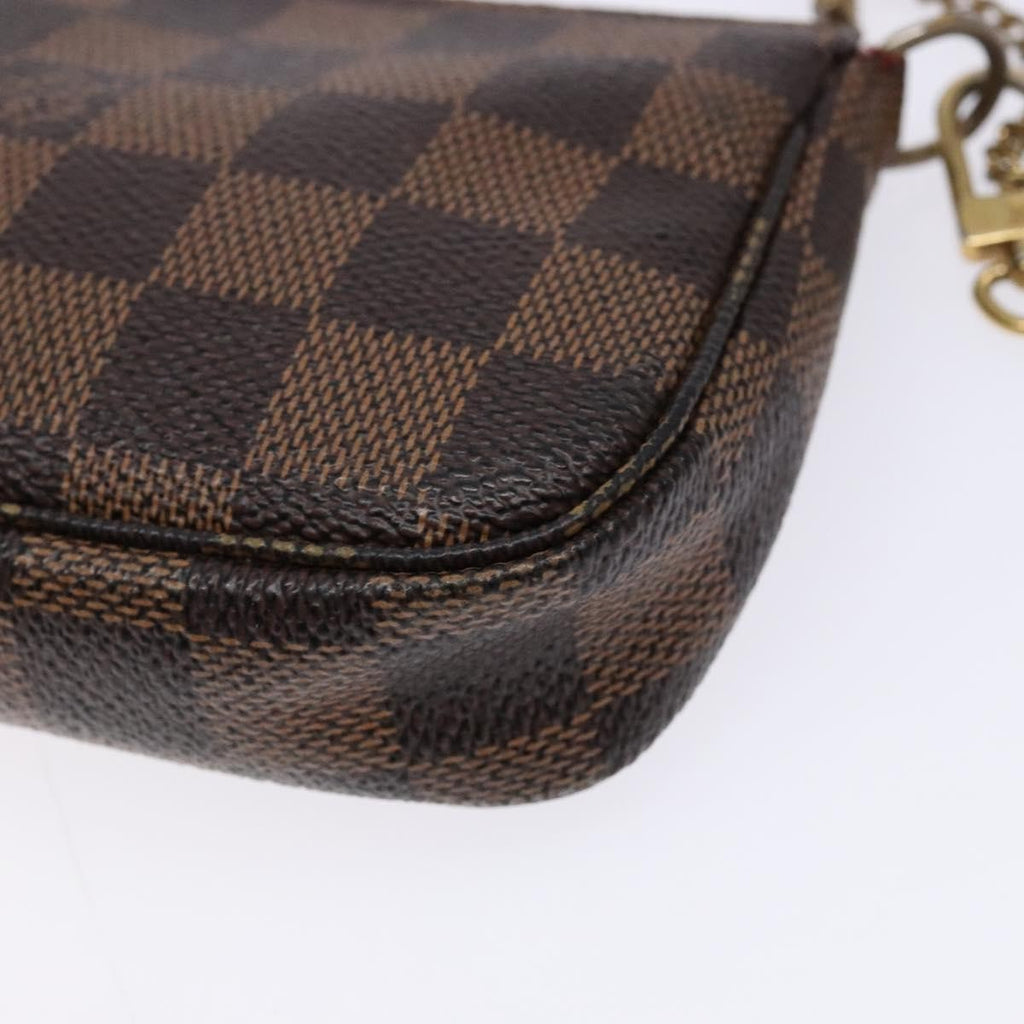 Louis Vuitton Pochette Accessoires Limited Edition Damier Brown Canvas Clutche & Pouche Bag
