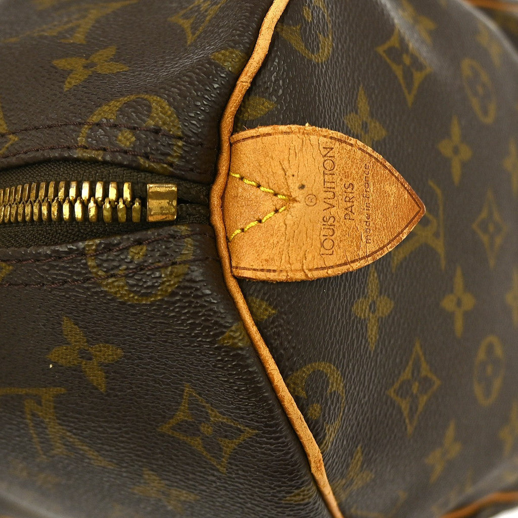 Louis Vuitton Keepall Bag Monogram Canvas Brown Canvas Travel Bag