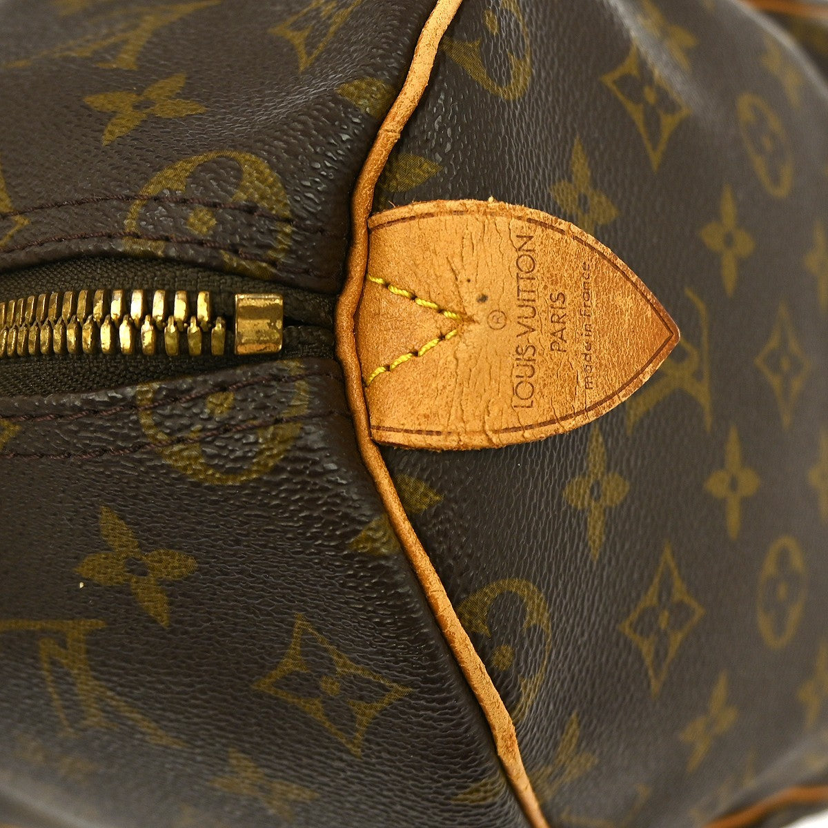 Louis Vuitton Keepall Bag Monogram Canvas Brown Canvas Travel Bag