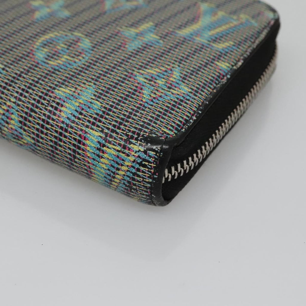 Louis Vuitton Zippy Wallet Nm Monogram Lv Pop Green Canvas Wallets Accessory