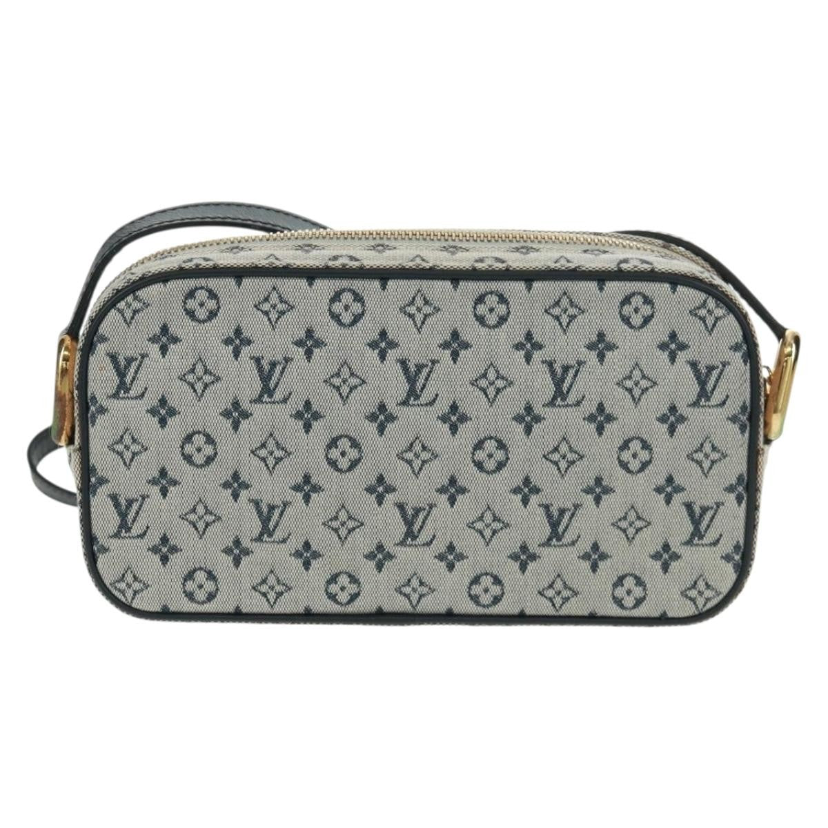 Louis Vuitton Juliette Crossbody Bag Mini Lin Blue Canvas Shoulder Bag