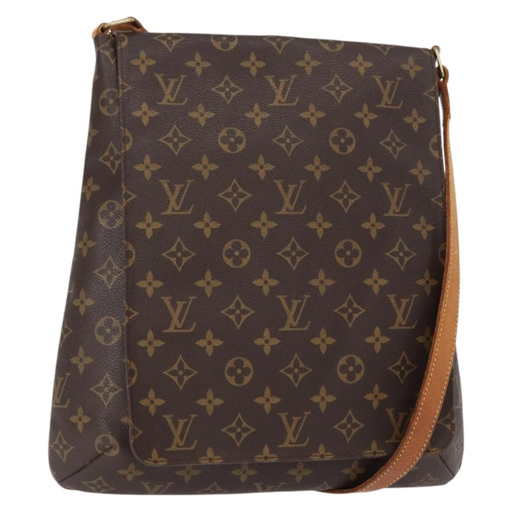 Louis Vuitton Musette Salsa Handbag Monogram Canvas Brown Canvas Shoulder Bag