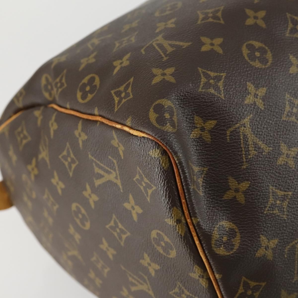 Louis Vuitton Keepall Bag Monogram Canvas Brown Canvas Travel Bag