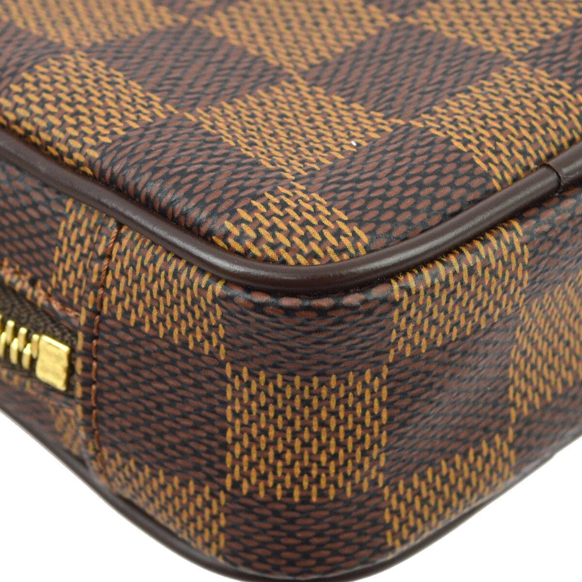 Louis Vuitton Etui Okapi Camera Case Damier Brown Canvas Shoulder Bag