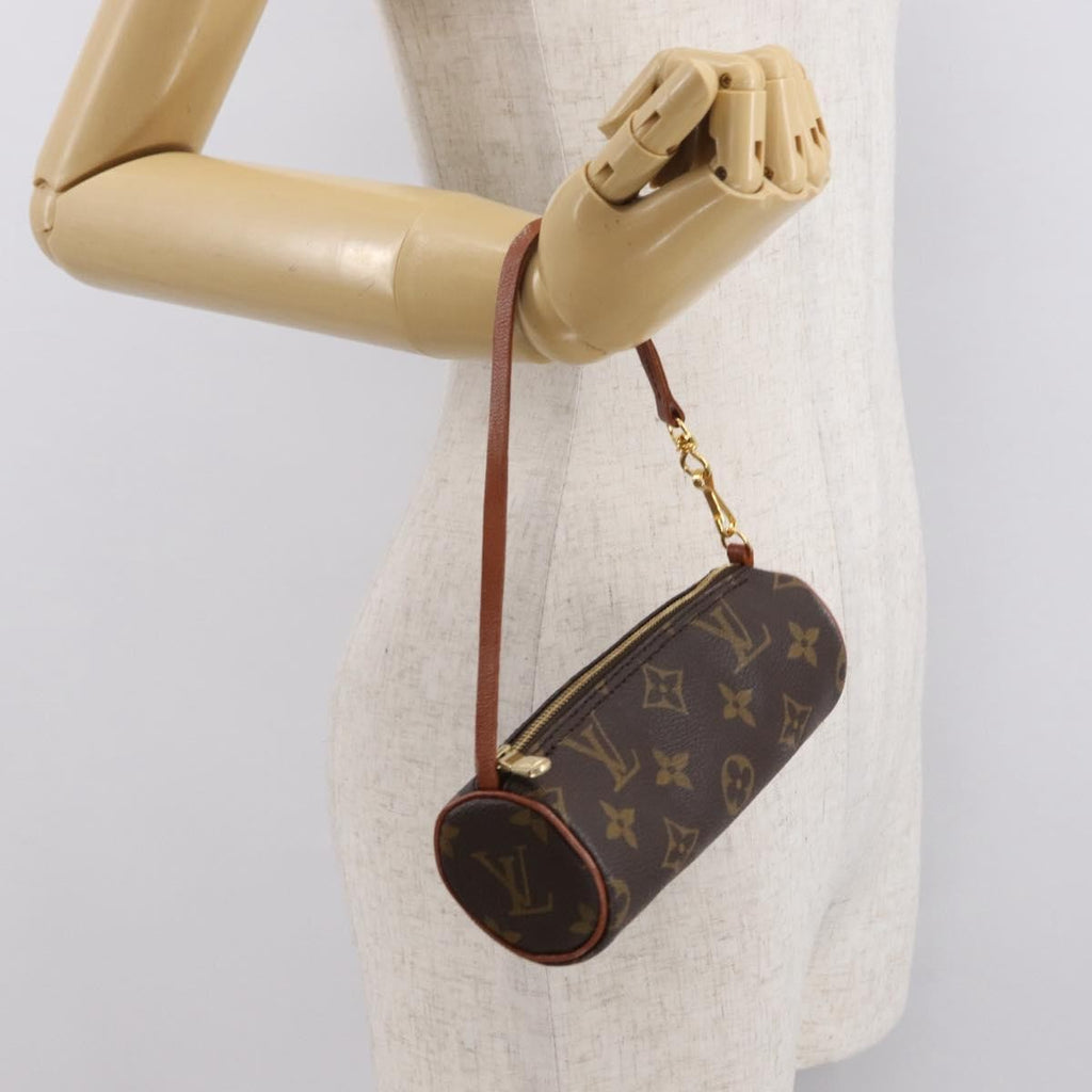 Louis Vuitton Papillon Pochette Monogram Canvas Brown Canvas Clutche & Pouche Bag