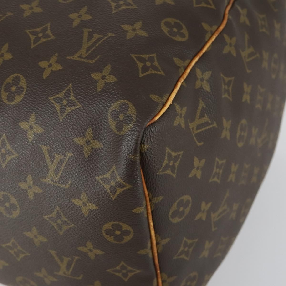 Louis Vuitton Keepall Bag Monogram Canvas Brown Canvas Travel Bag