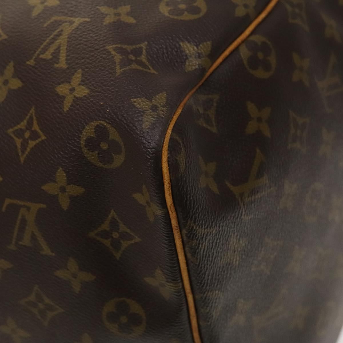 Louis Vuitton Keepall Bag Monogram Canvas Brown Canvas Travel Bag
