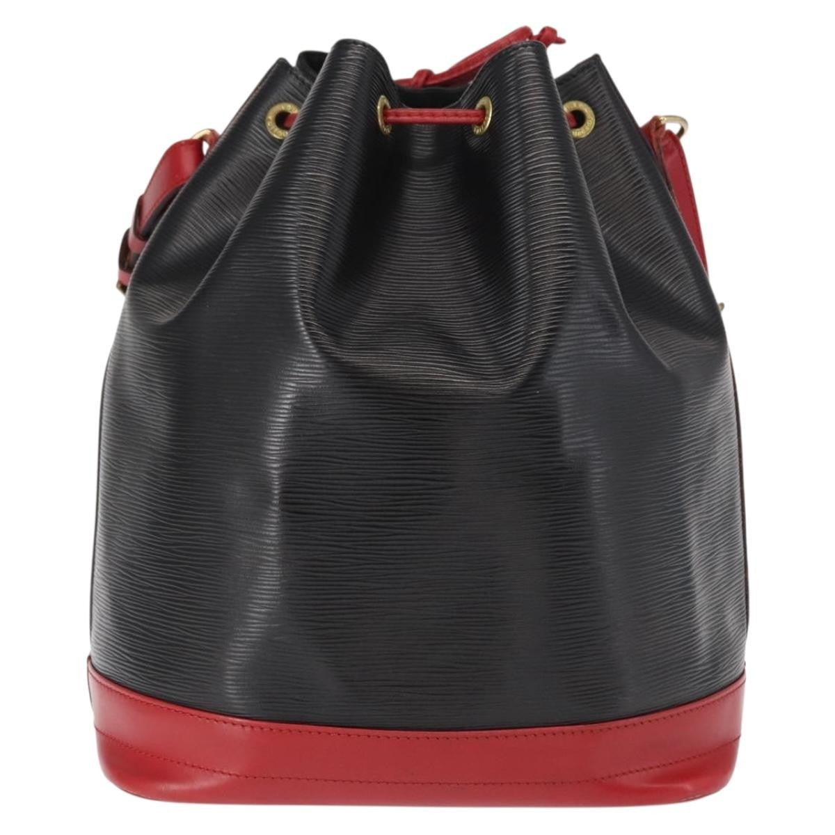 Louis Vuitton Bicolor Noe Handbag Epi Leather Black Leather Shoulder Bag