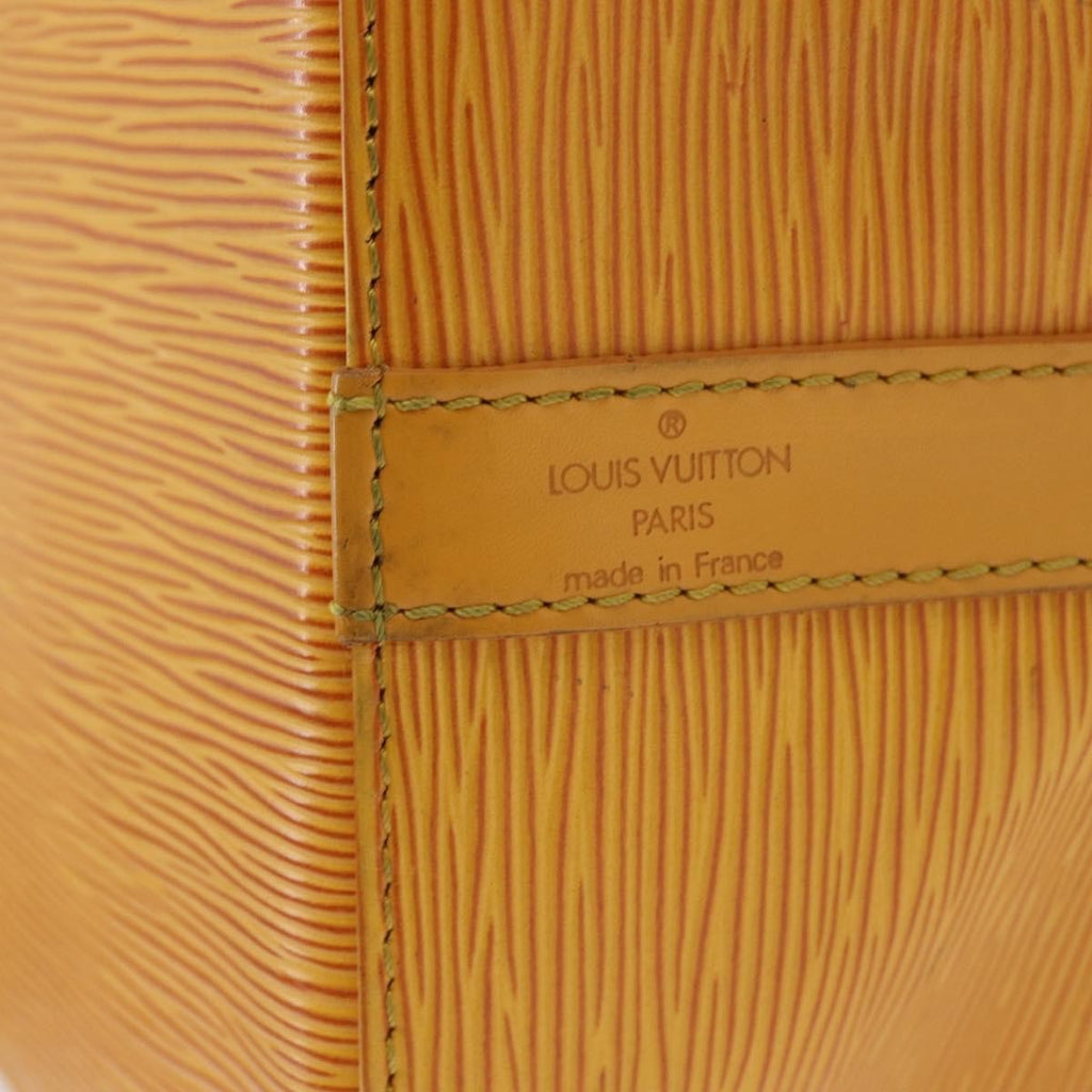 Louis Vuitton Petit Noe Handbag Epi Leather Yellow Leather Shoulder Bag