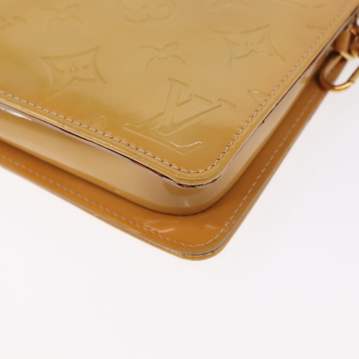 Louis Vuitton Lexington Pochette Patent Leather Beige Patent_Leather Clutche & Pouche Bag