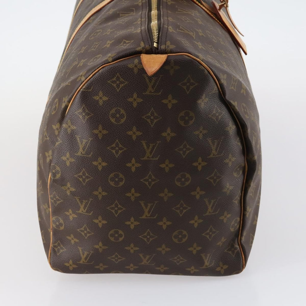Louis Vuitton Keepall Bag Monogram Canvas Brown Canvas Travel Bag