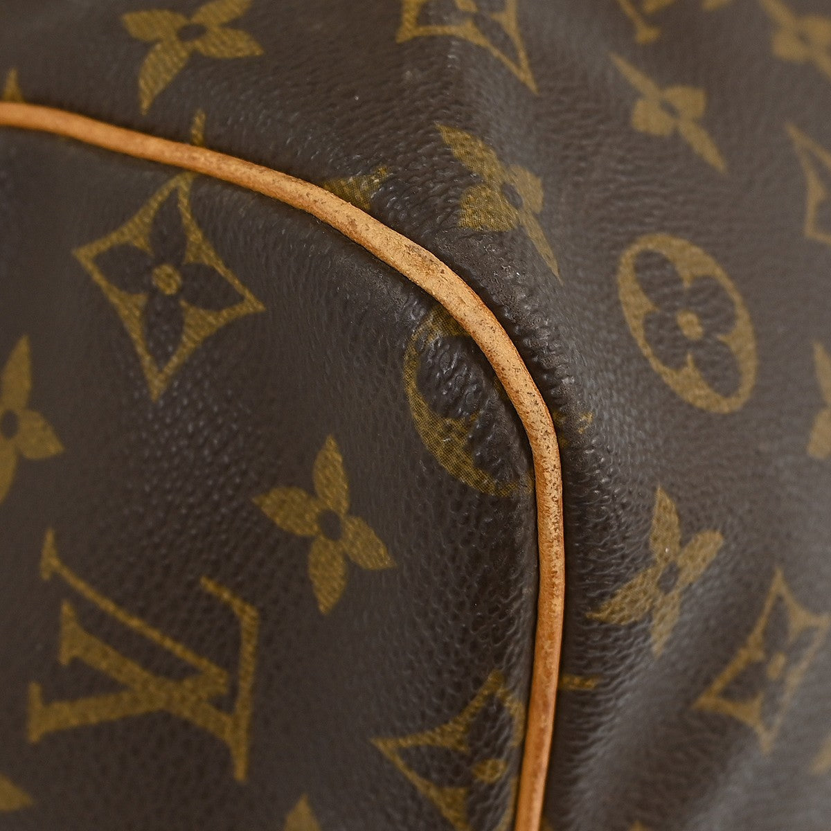 Louis Vuitton Keepall Bag Monogram Canvas Brown Canvas Travel Bag
