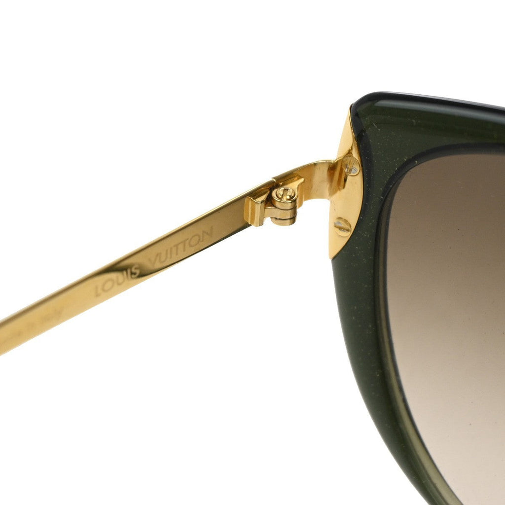 Louis Vuitton Eye Wear Metal Plastic Green Plastic_Glass Sunglasse Accessory