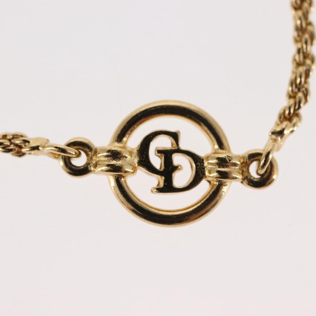 Christian Dior Vintage Logo Bracelet Metal Gold Metal Bracelet Jewelry (Pre-Owned)