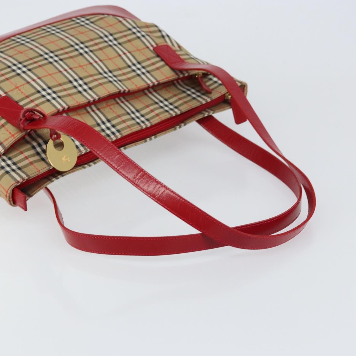 Burberry Nova Check Handbag Nova Check Canvas Beige Canvas Tote Bag