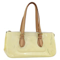 Louis Vuitton Rosewood Avenue Handbag Monogram Vernis Yellow Patent_Leather Handbag