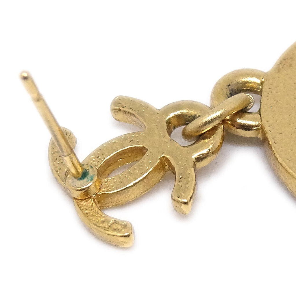Chanel Cc Star Dangle Earrings Metal With Enamel Gold Gold_Plated Earrings Jewelry