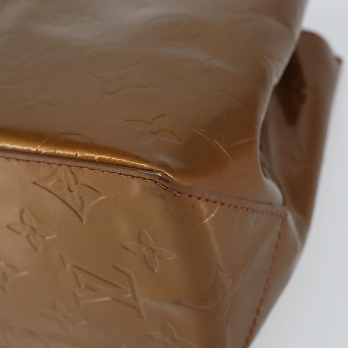 Louis Vuitton Reade Handbag Monogram Vernis Brown Patent_Leather Tote Bag
