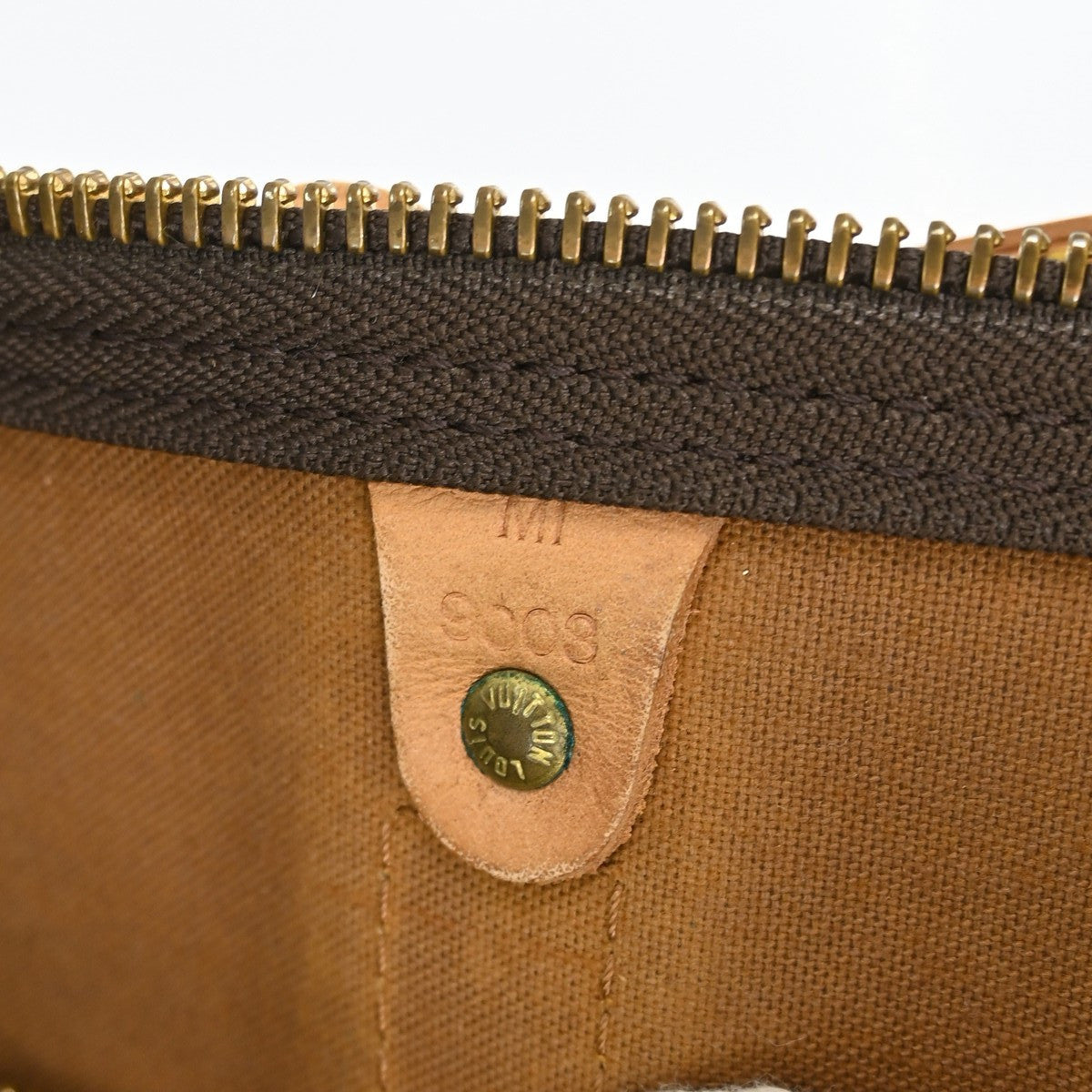 Louis Vuitton Keepall Bag Monogram Canvas Brown Canvas Travel Bag