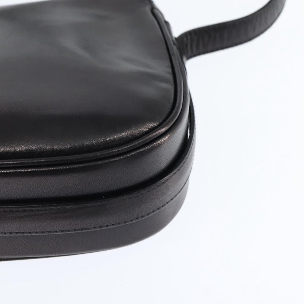 Celine Vintage Triomphe Shoulder Bag Leather Brown Leather Shoulder Bag Bag