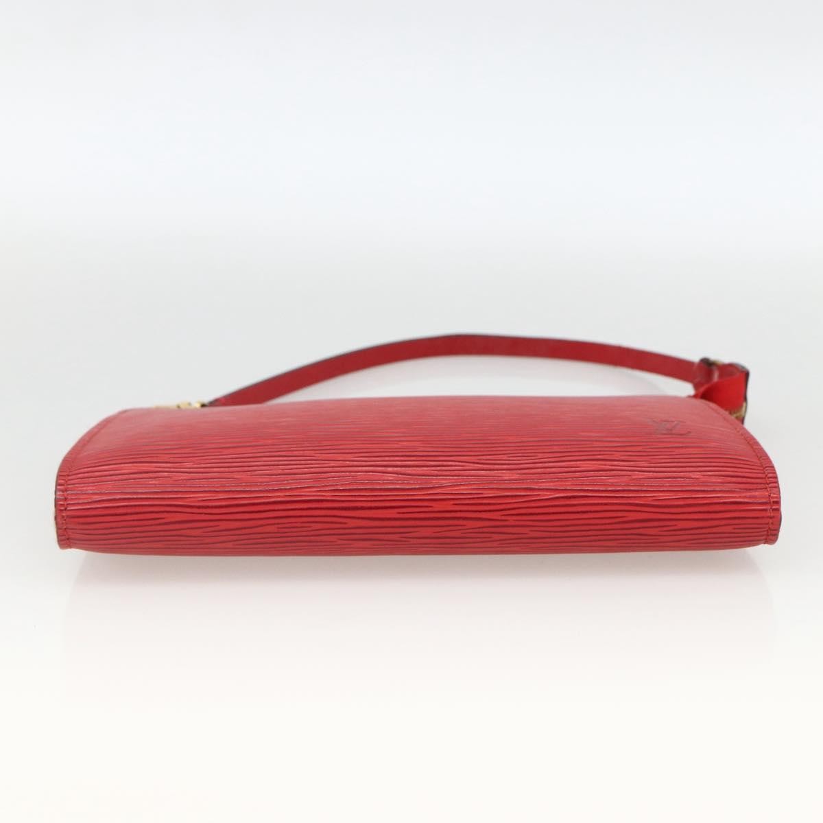 Louis Vuitton Pochette Accessoires Epi Leather Red Leather Clutche & Pouche Bag