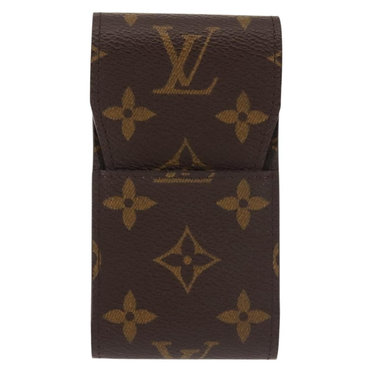 Louis Vuitton Etui Cigarette Case Monogram Canvas Brown Canvas Accessory