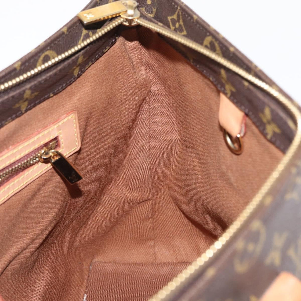 Louis Vuitton Cabas Mezzo Monogram Canvas Brown Canvas Tote Bag