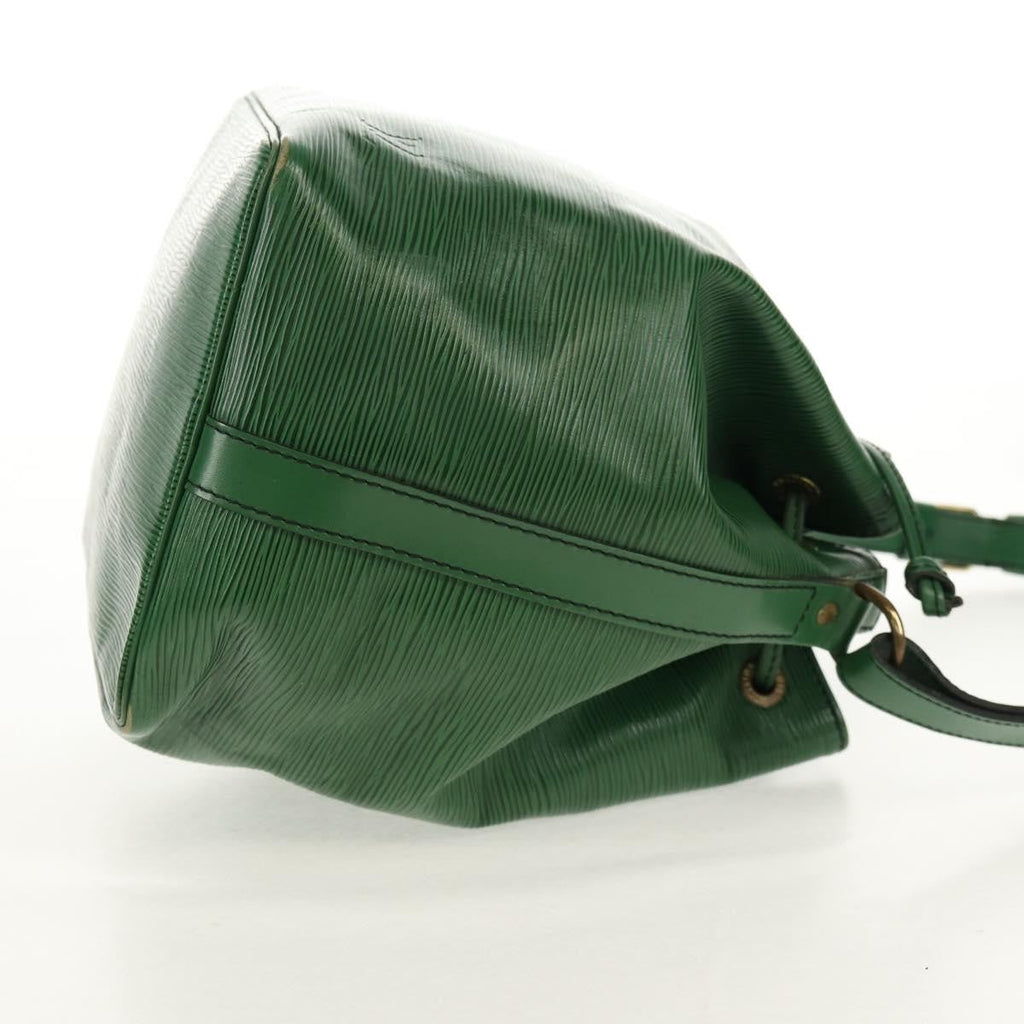Louis Vuitton Petit Noe Handbag Epi Leather Green Leather Shoulder Bag