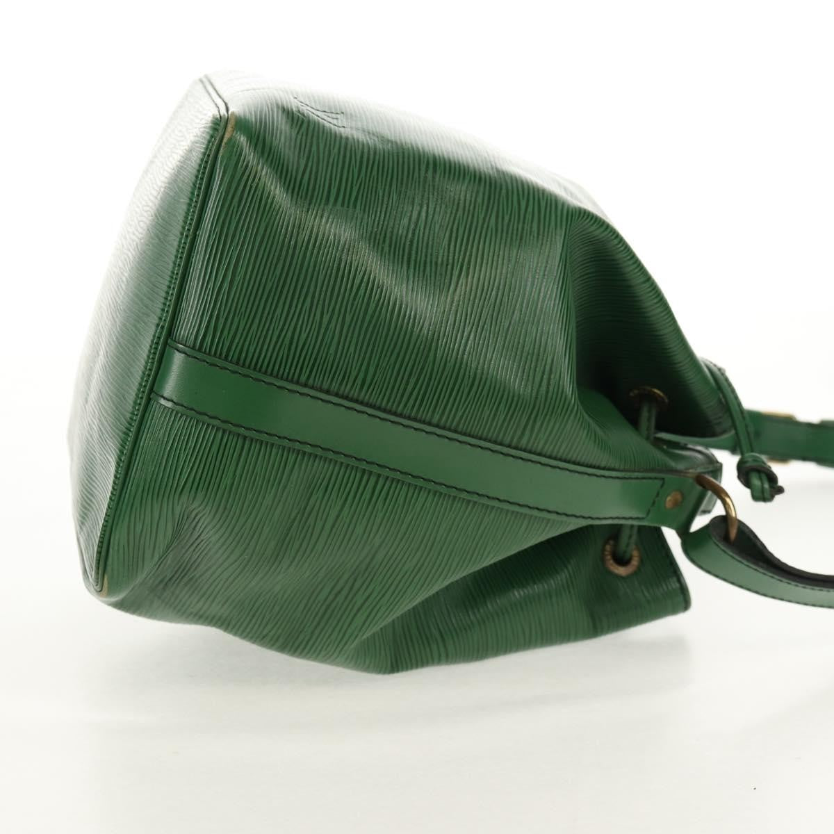 Louis Vuitton Petit Noe Handbag Epi Leather Green Leather Shoulder Bag