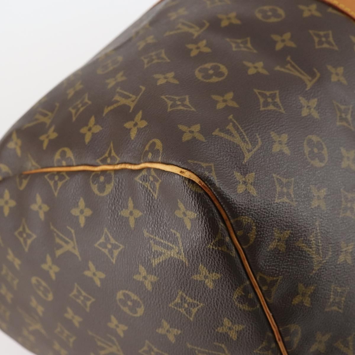 Louis Vuitton Keepall Bag Monogram Canvas Brown Canvas Travel Bag