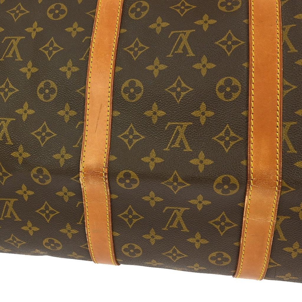 Louis Vuitton Keepall Bag Monogram Canvas Brown Canvas Travel Bag